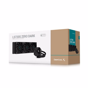 DeepCool LS720S Zero Dark protsessori kõik-ühes vedelikjahuti 12 cm must 1 tk