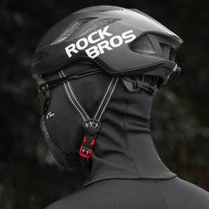 Rockbros LF25699 Fleece Bicycle Balaclava - Black