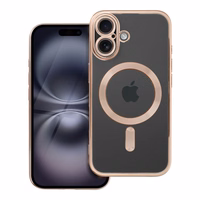 ELECTRO MAG COVER case compatible with MagSafe jaoks IPHONE 16 brown