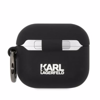 Karl Lagerfeld KLA3RUNCHK AirPods 3 cover must/must Silicone Choupette Head 3D