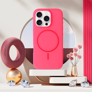 Magsafe Slim Silicone jaoks Iphone 17 Air roosa