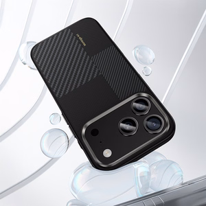 Benks Montage Magnetic Armor Pro Kevlar Ümbris Metal Frame 600D+1500D (MA68) jaoks Iphone 17 Air must (Camera Control Button)