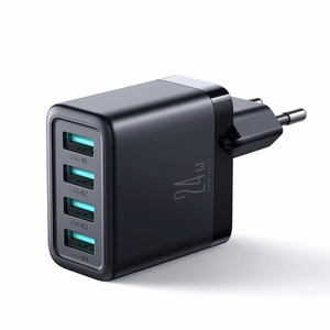 Laadija Joyroom JR-TCN03 must 24W (4xUSB)