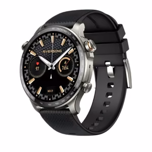Riversong Motive 10 GT SW1001 GPS-nutikell AMOLED-ekraaniga – must
