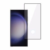 Tel Protect Full Glue 6D Karastatud klaas jaoks SAMSUNG GALAXY S23 ULTRA BLACK (with a hole jaoks a scanner)