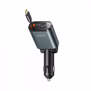 Autolaadija Joyroom JR-CCL07 must 30W (1xPD / 1xQC3.0) + Lightning kaabel