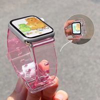 Silikoonist rihmaga käevõru Apple Watch 38 / 40 mm jaoks - lilla