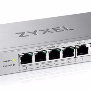 Zyxel GS1200-8HPV3 hallatav L2 lauapealne Gigabit Etherneti võrgulüliti PoE-toega (10/100/1000 Mb/s), hall