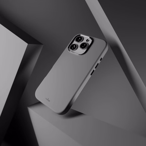 Силиконовый чехол Puro Icon Mag Pro MagSafe для iPhone 16 Pro - тёмно-серый