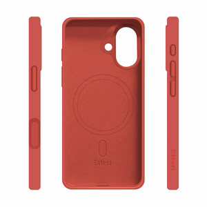 Etteri Silikoon Mag ümbris for iPhone 17 raspberry