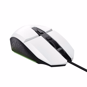 Trust GXT 109W Felox - 6400 DPI optiline mänguhiir (valge)