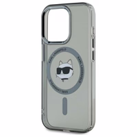 Karl Lagerfeld KLHMP15XHLSCHK iPhone 15 Pro Max 6.7" must/must hardcase IML Metal Choupette Head MagSafe