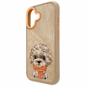 Nimmy Big Eyed Pet 2.0 Dog ümbris jaoks iPhone 17 - beige