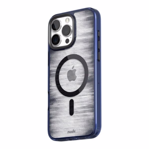 Moshi iGlaze MagSafe ümbris seadmele iPhone 16 Pro, Dusk Indigo värvitoonis