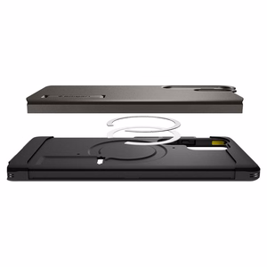 SPIGEN ümbris TOUGH ARMOR compatible with MagSafe jaoks SAMSUNG S25 Ultra gunmetal