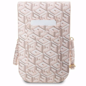 Guess käekott GUWBHGCFSEP roosa GCube Stripe