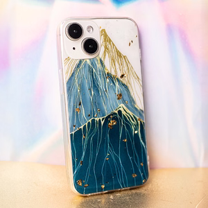 Kuldne Glam ümbris jaoks Samsung Galaxy A34 5G mountain