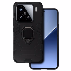 Ring Armor Ümbris jaoks Xiaomi 15 Pro 5G Must