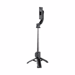 XO SS39 Bluetooth selfipulk-statiiv, must, eemaldatava telefonihoidikuga, 70cm