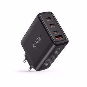 Tech-Protect NC100W-GAN laadija network GaN 3x USB-C PD 100W / USB-A QC 3.0 - must