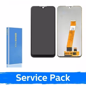 LCD ekraan ühilduv Samsung A015F A01 (2020) must (Service Pack / Aftermarket)(NF versioon)