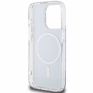 Guess IML GCube MagSafe ümbris jaoks iPhone 15 Pro - must