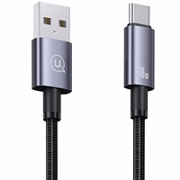USAMS Kaabel USB na USB-C 3A 1,2m Fast Charging terasest SJ663USB01 (US-SJ663)