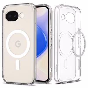 SPIGEN ULTRA HÜBRIID MAGSAFE GOOGLE PIXEL 10A LÄBIPAISTEV/VALGE