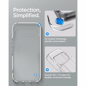 Spigen Ultra Hybrid  Google Pixel 11 Pro ümbris, läbipaistev