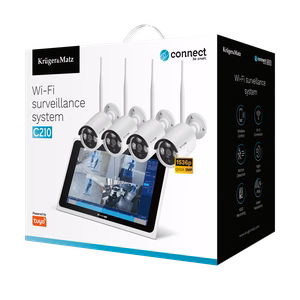 Kruger&Matz Connect C210 Tuya Wi-Fi-videovalvekomplekt
