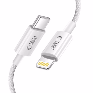 Tech-Protect UltraBoost USB-C / Lightning PD27W/3A kaabel 100 cm - hall