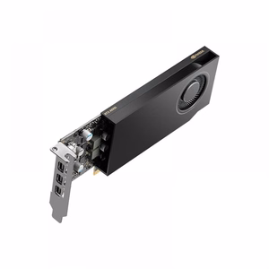 PNY NVIDIA A1000 – professionaalne graafikakaart, 8 GB GDDR6, 128-bit, PCIe 4.0 ×8, single-slot, 4× Mini DisplayPort 1.4a, 50 W, low-profile bracket, väike karp