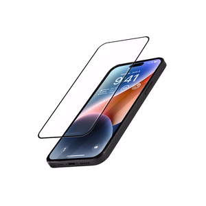 Crong Anti-Bacterial 3D Armor Glass 9H kogu ekraani kattev karastatud kaitseklaas iPhone 14 Pro jaoks koos paigaldusraamiga