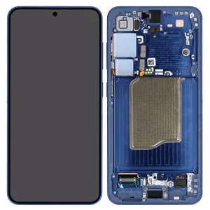 LCD screen Samsung S931 S25 koos touch screen ja frame Navy original (used Grade B)