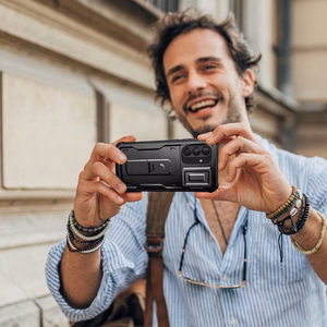 Tech-Protect Kevlar Cam+ Ümbris jaoks Samsung Galaxy A56 5G - Must