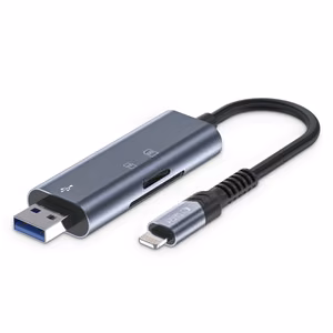 Tech-Protect UltraBoost SD/micro SD Card Reader koos Lightning /USB-A Connector - hall
