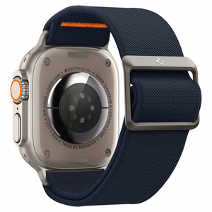 Spigen Fit Lite Ultra Strap jaoks Apple Watch 4/5/6/7/8/9/SE/Ultra (42/44/45/49 mm) - tumesinine