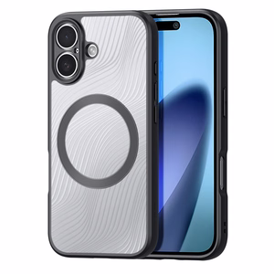 Чехол Dux Ducis Aimo Mag совместимый с MagSafe для iPhone 17 чёрный