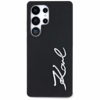 Ümbris Karl Lagerfeld Silicone Metal Signature Logo Samsung Galaxy S25 Ultra must