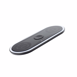 Juhtmevaba laadija Forcell F-Energy Ellipse 3w1 Qi QC 15W compatible with Apple + kaabel USB C do USB A must