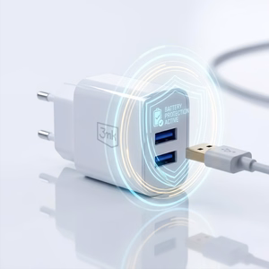 3mk FlowPower 10W 2.4A 2A seinalaadija - valge