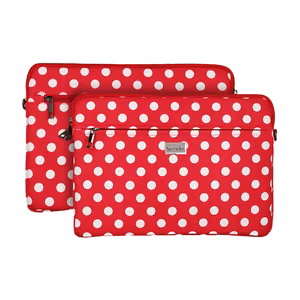 Wonder Sleeve Laptop 17 inches punane polka-dot