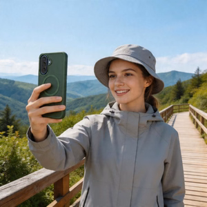 Tech-Protect Magmat MagSafe Чехол для Samsung Galaxy A36 / A56 / A37 5G - матовый зелёный