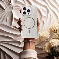 Magsafe Slim Shiny jaoks Iphone 16 Pro Max hõbedane