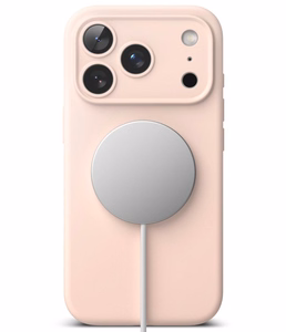 Ringke Silicone MagSafe ümbris iPhone 18 Pro Maxile – roosa