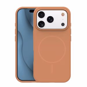 Silicone Thin Mag чехол iPhone 14 6,1" карамельный