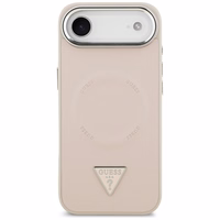 GUESS ümbris jaoks IPHONE 17 Air compatible with MagSafe GUHMP17MPSDTSCMP (PU W/ Triangle Logo) roosa