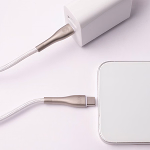 Forever Sleek kaabel USB-C - USB-C 1,0 m 60W valge