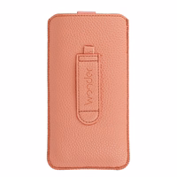 WONDER Deko Pouch Ümbris (Size S) jaoks Nokia 105 2019/150/216 peach