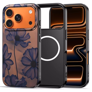 Tech-Protect Lamano MagSafe ümbris jaoks iPhone 17 Pro - brown-purple